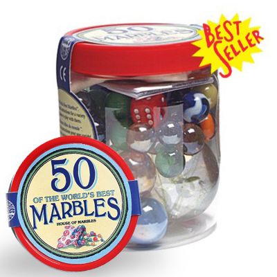 Image 2 of Tub of 50 Marbles (£6.99)