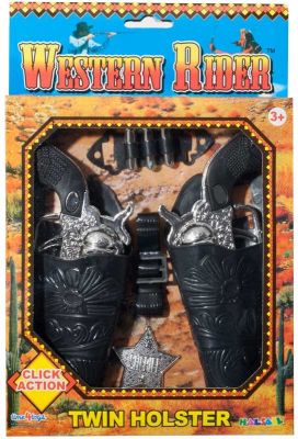 TWIN HOLSTER Western Set (£5.99)
