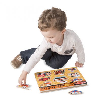 Image 3 of Vehicle Sound Puzzle - Melissa and Doug (£12.99)