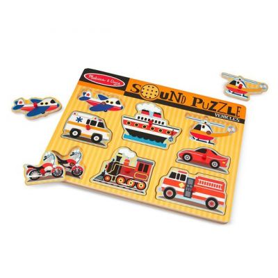 Image 4 of Vehicle Sound Puzzle - Melissa and Doug (£12.99)