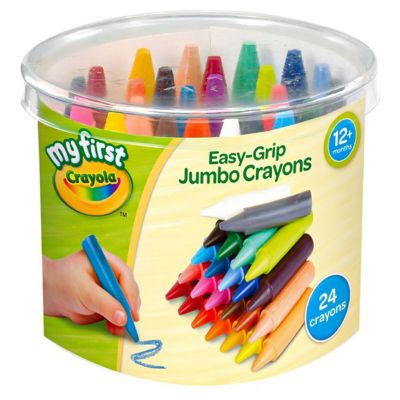 Crayola My First Easy-Grip Jumbo Crayons Pack of 24 (£5.99)