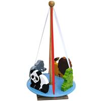 Traditional Wooden Safari Roundabout (£15.99)